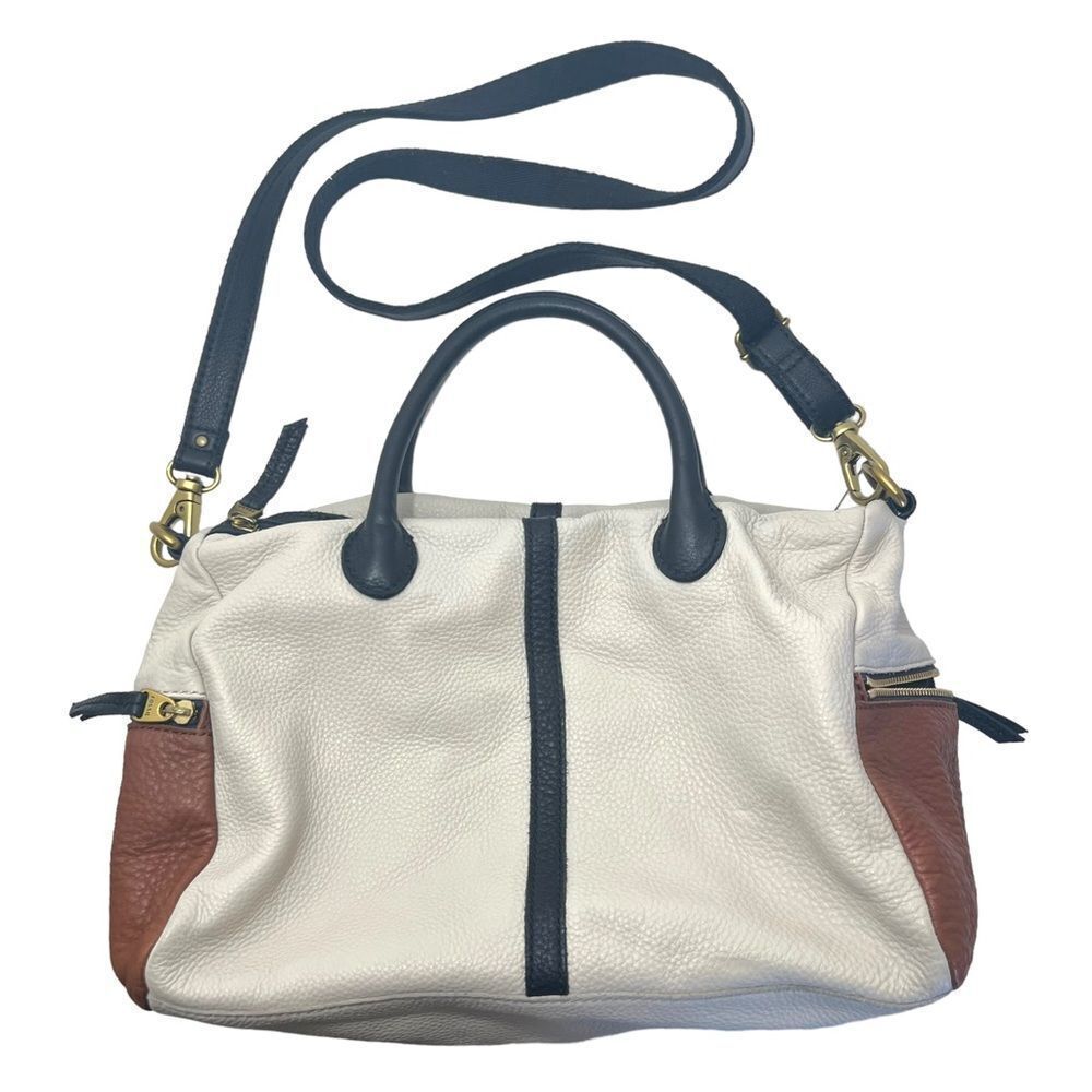 Fossil Erin Colorblock Satchel - image 1
